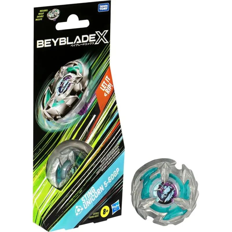 Hasbro 🌀 Beyblade X – Booster Pack - Sting Unicorn 5-60GP – vue 2 – Beyblade