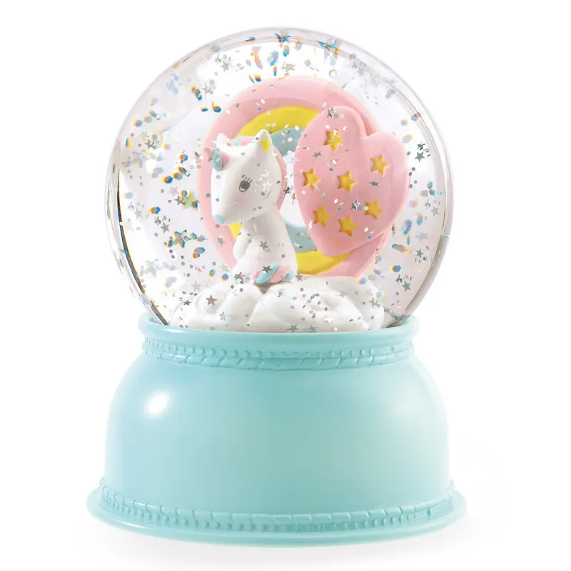 Djeco Veilleuse boule de neige - Licorne – vue 1 – Veilleuses