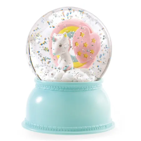 Djeco Veilleuse boule de neige - Licorne – vue 1 – Veilleuses