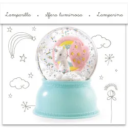 Djeco Veilleuse boule de neige - Licorne – vue 3 – Veilleuses