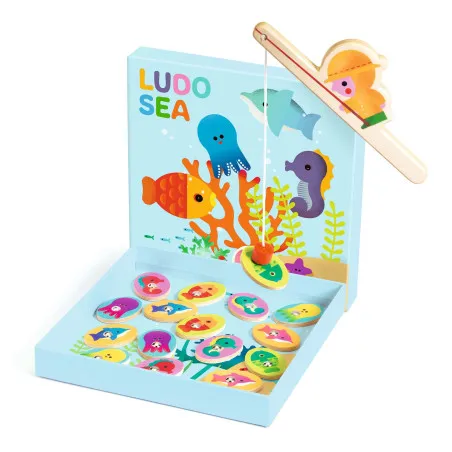 Djeco Ludo Sea - 4 games – vue 2 – Board Games