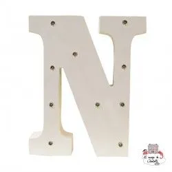 Alphabet LED Light Decoration Letter N - S&B-LUMI020 - Sass & Belle - Wall and ceilings lights - Le Nuage de Charlotte