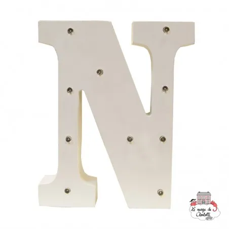 Alphabet LED Light Decoration Letter N - S&B-LUMI020 - Sass & Belle - Wall and ceilings lights - Le Nuage de Charlotte