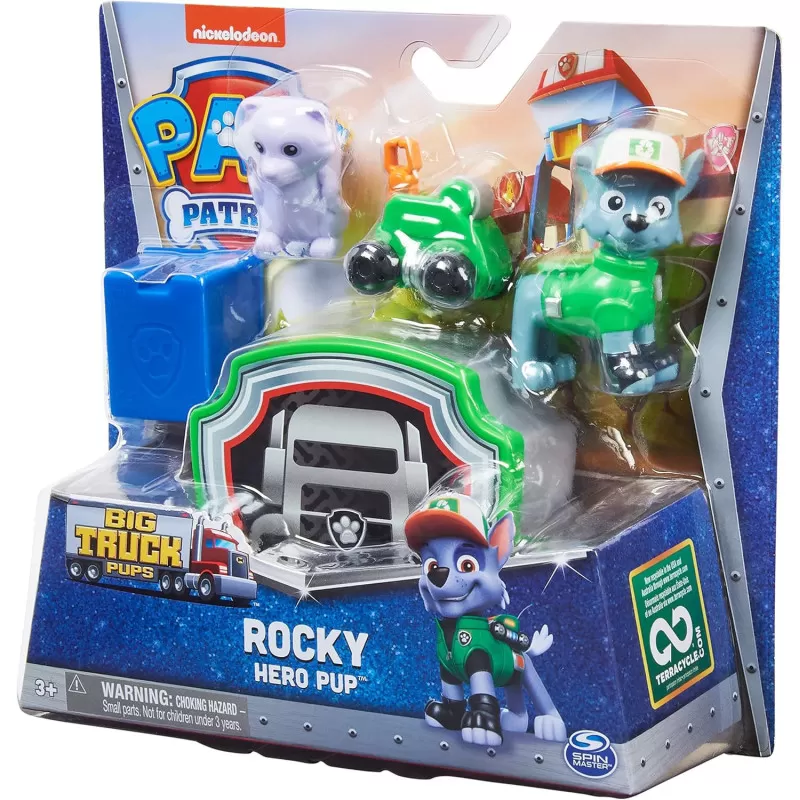 Spin Master Paw Patrol - Big Truck Pups - Rocky Hero Pup – vue 8 – Paw Patrol