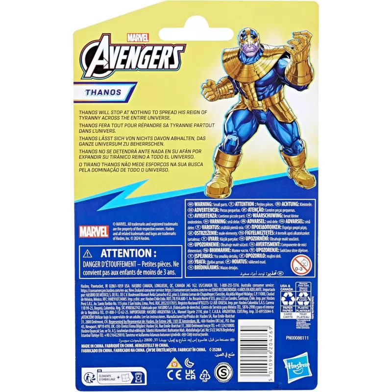 Hasbro Marvel Avengers Series Deluxe Thanos – vue 5 – Figures and accessories