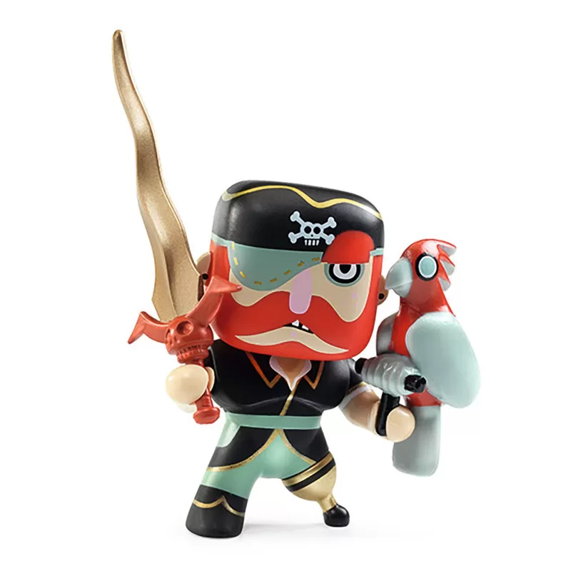Djeco Arty Toys - Sam Parrot – vue 2 – Figurines Tinyly et Arty Toys