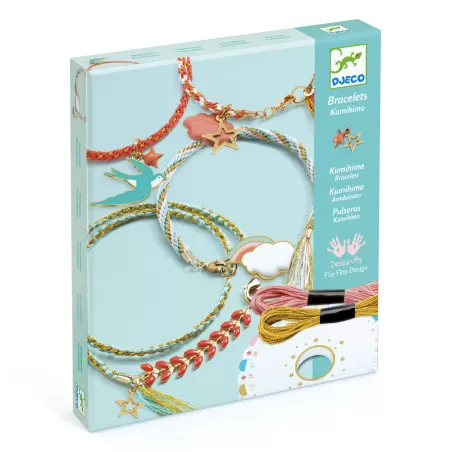 Djeco Kumihimo Bracelets – vue 1 – Beads & Jewellery