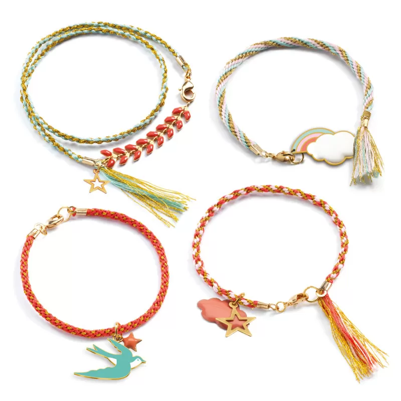 Djeco Kumihimo Bracelets – vue 2 – Beads & Jewellery
