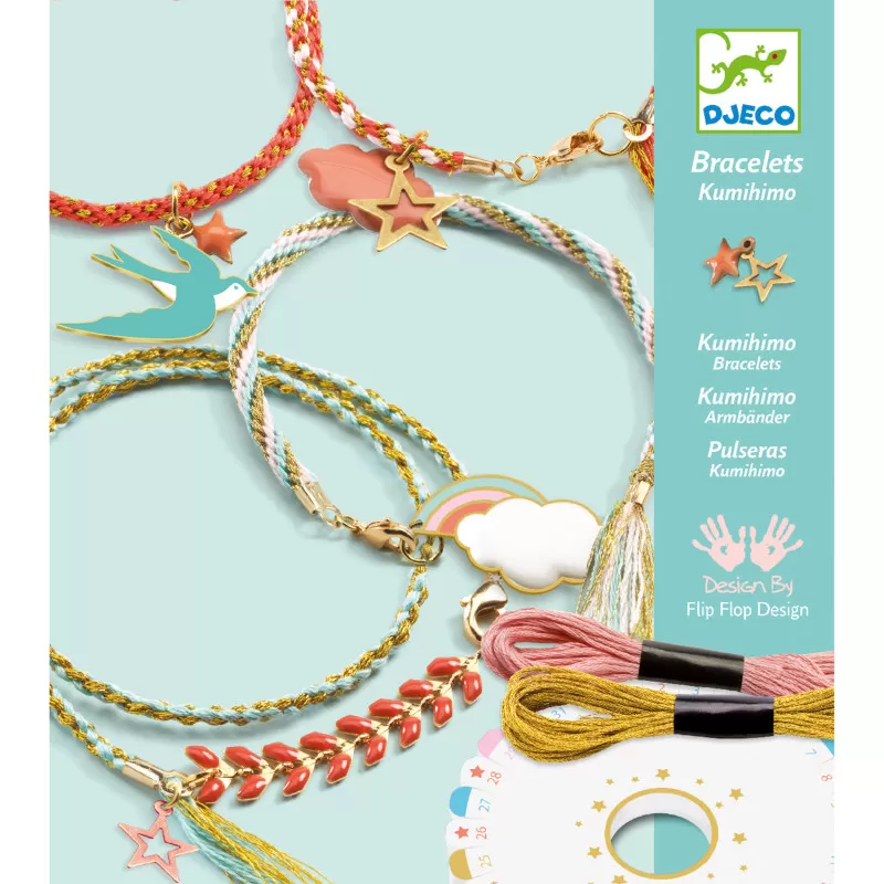Djeco Kumihimo Bracelets – vue 4 – Beads & Jewellery