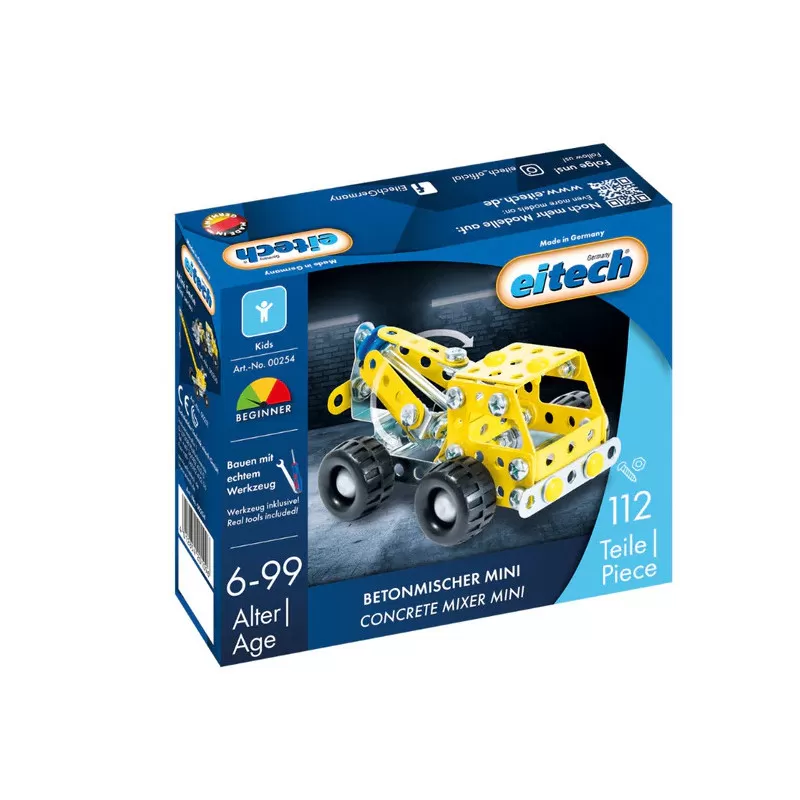 Eitech Concrete Mixer Mini [beginner] – vue 3 – Metal Construction