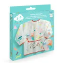 Acheter Tablier avec poche - Gommettes et crayons - DJECO - Le Nuage de Charlotte