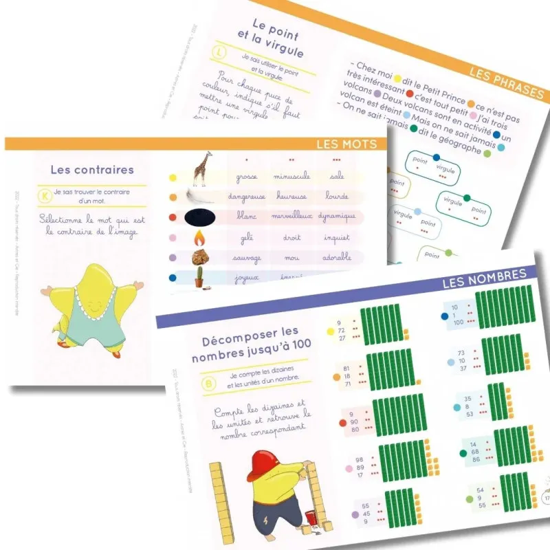 Etoilium Easel GS/CP/CE1 French & Mathematics – Learning Set