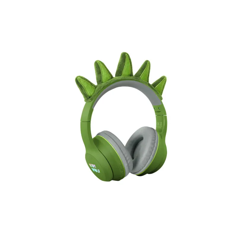 Casque Bluetooth KIDYEARS Dino – enfant & adulte, 85 dB
