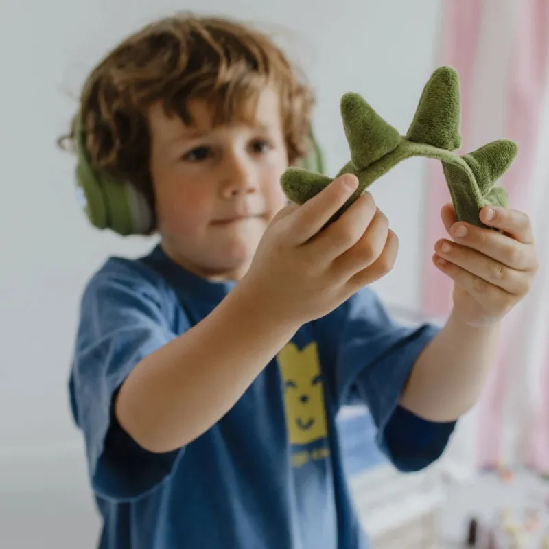 Casque Bluetooth KIDYEARS Dino – enfant & adulte, 85 dB