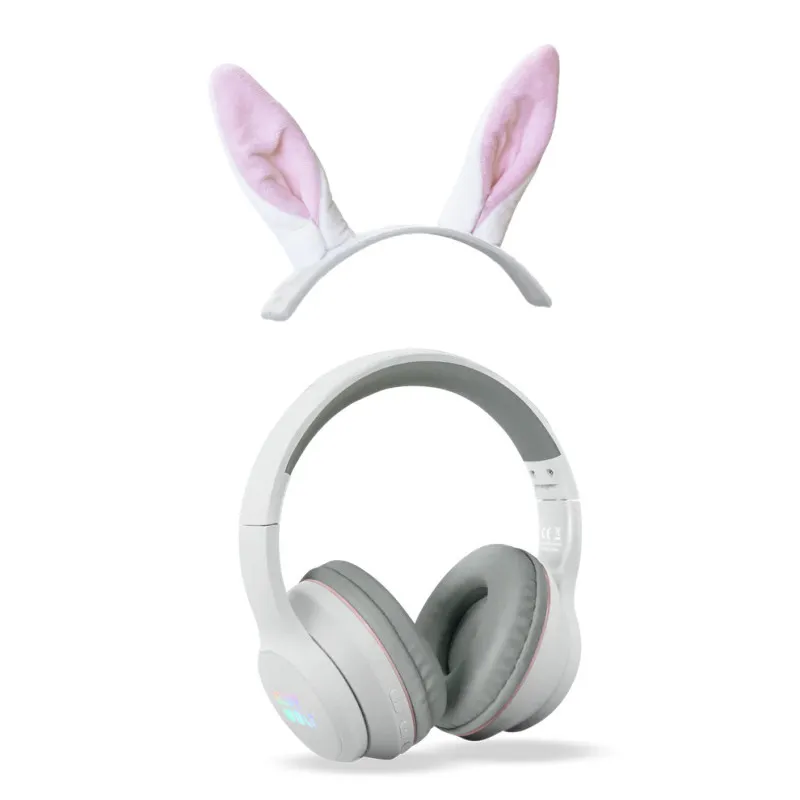 KIDYEARS Rabbit Bluetooth headset – kids & adults, 85 dB safe mode