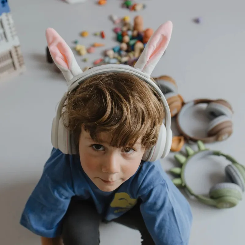 KIDYEARS Rabbit Bluetooth headset – kids & adults, 85 dB safe mode