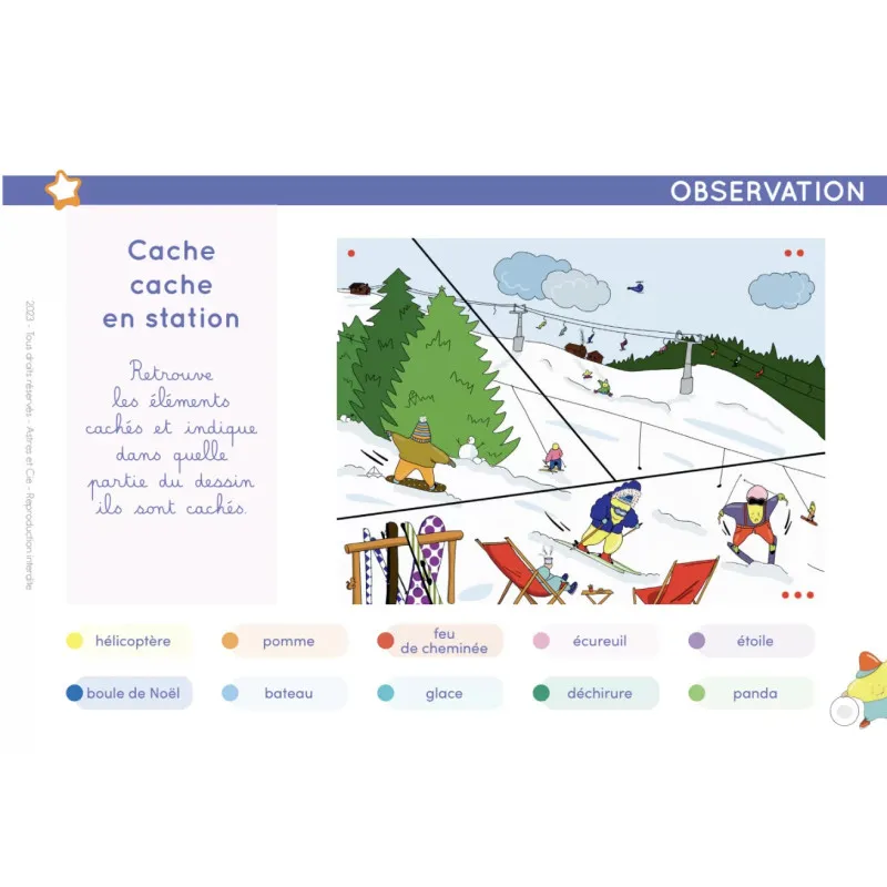 Etoilium Easel Logic & Concentration – 100 Exercise Sheets
