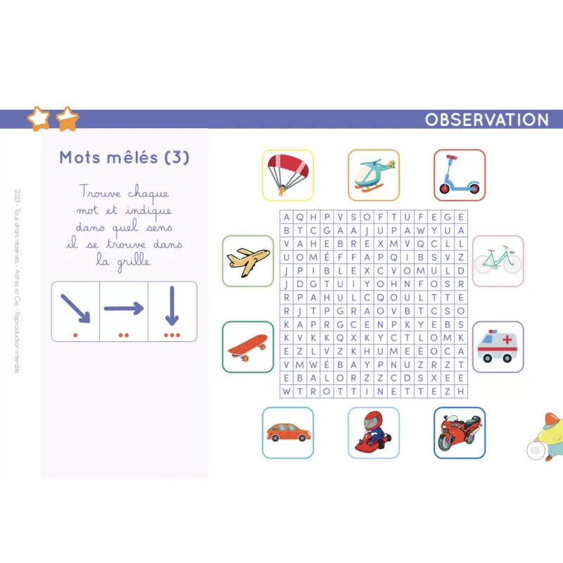 Etoilium Easel Logic & Concentration – 100 Exercise Sheets