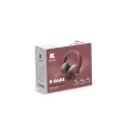 Casque Bluetooth K-EARS Rouge – enfant & adulte, 85 dB