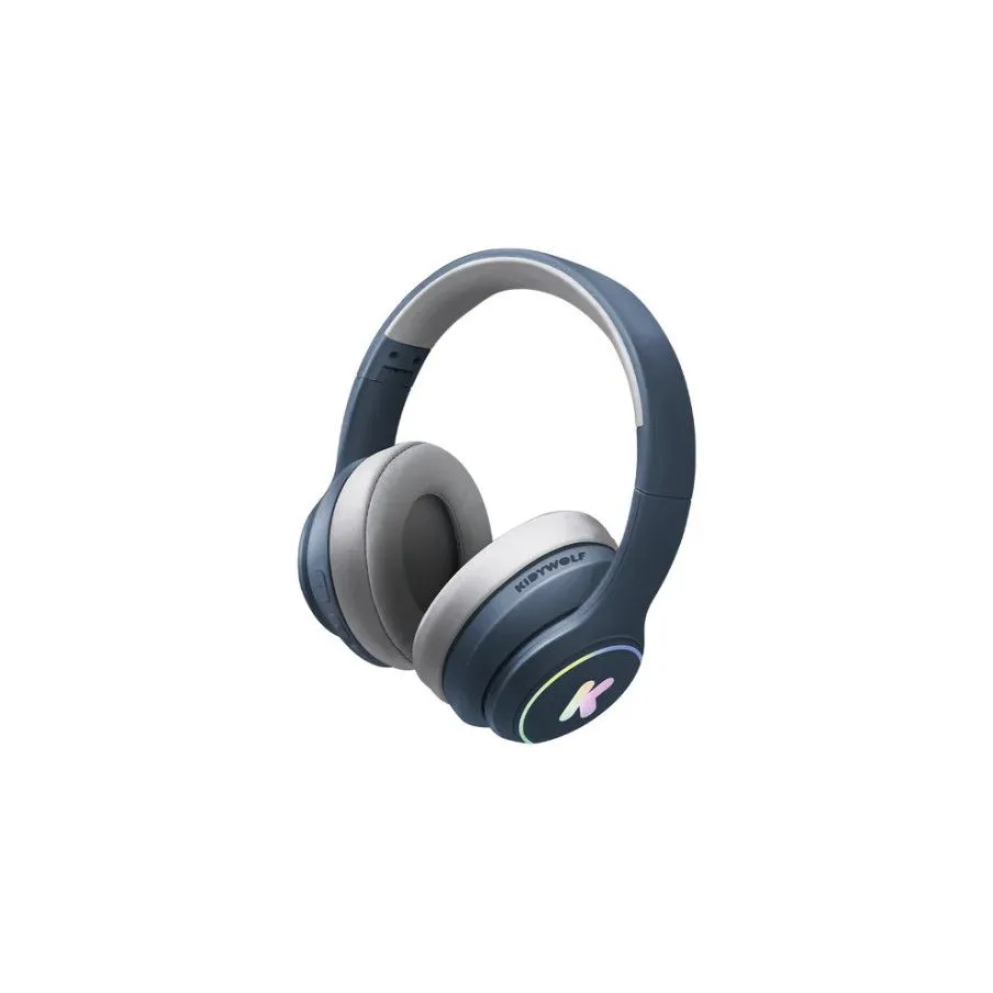 Casque Bluetooth K-EARS Bleu – enfant & adulte, 85 dB