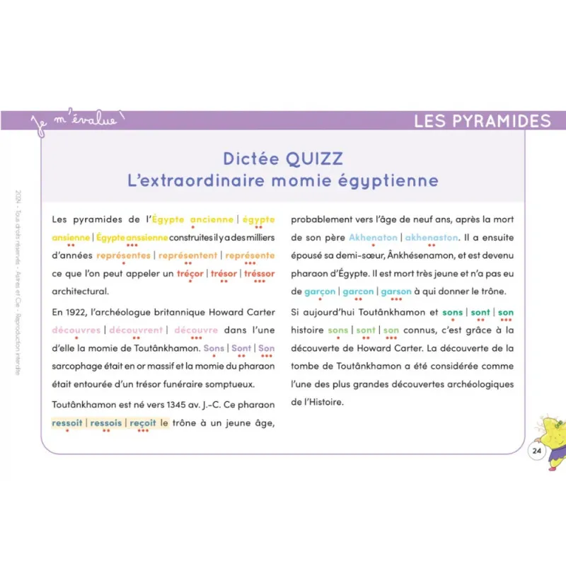 Chevalet Champion de dictée – Étoilium – Orthographe & Dictées 8-12 ans