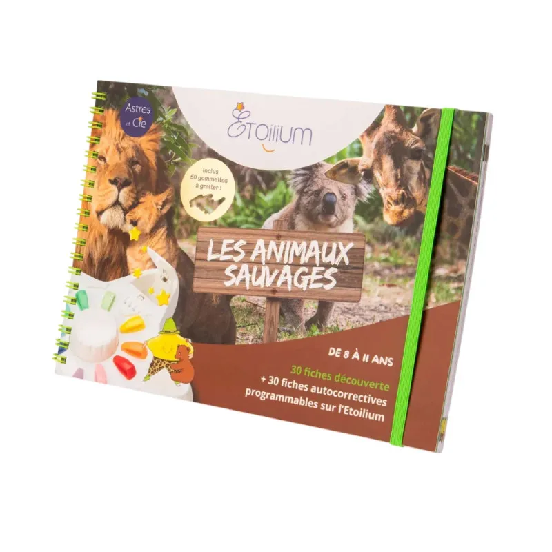 Wild Animals Workbook – 30 Discovery & Self-Correcting Sheets – Étoilium