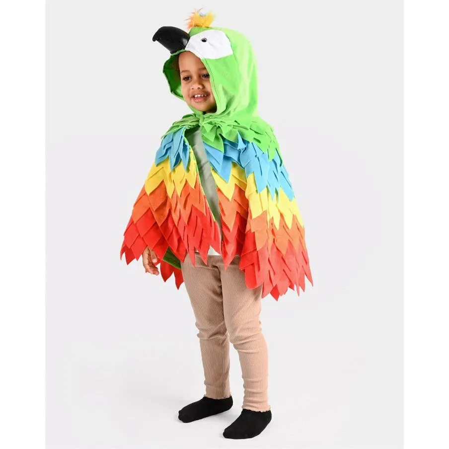 Cape perroquet enfant – Minicape HÄRMA multi – Den Goda Fen
