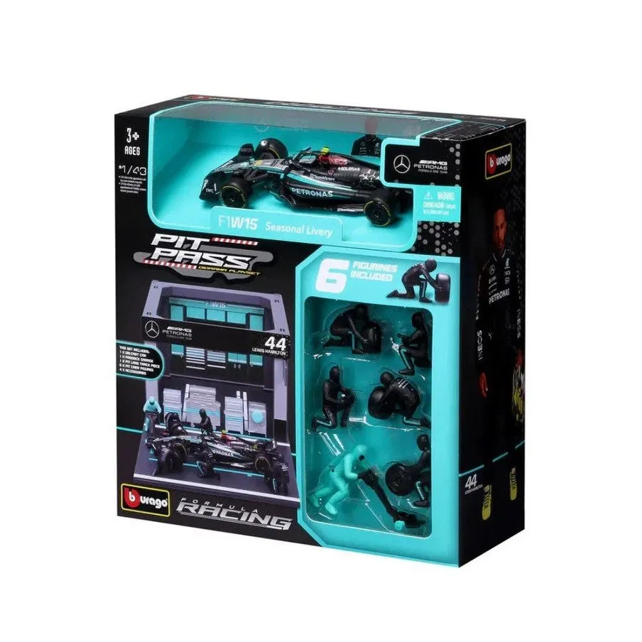 Burago Pit Pass Mercedes-AMG W15 Hamilton 1:43 (2024)