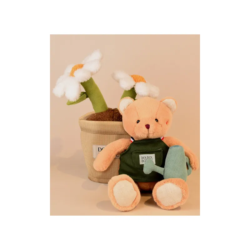 Peluche fleur Marguerite – 25 cm – Doudou et Compagnie 🌼