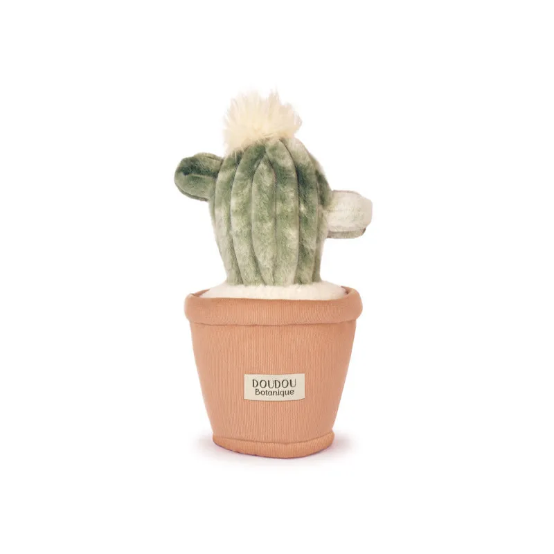 Green Cactus Flower Plush – 25 cm – Doudou et Compagnie 🌵