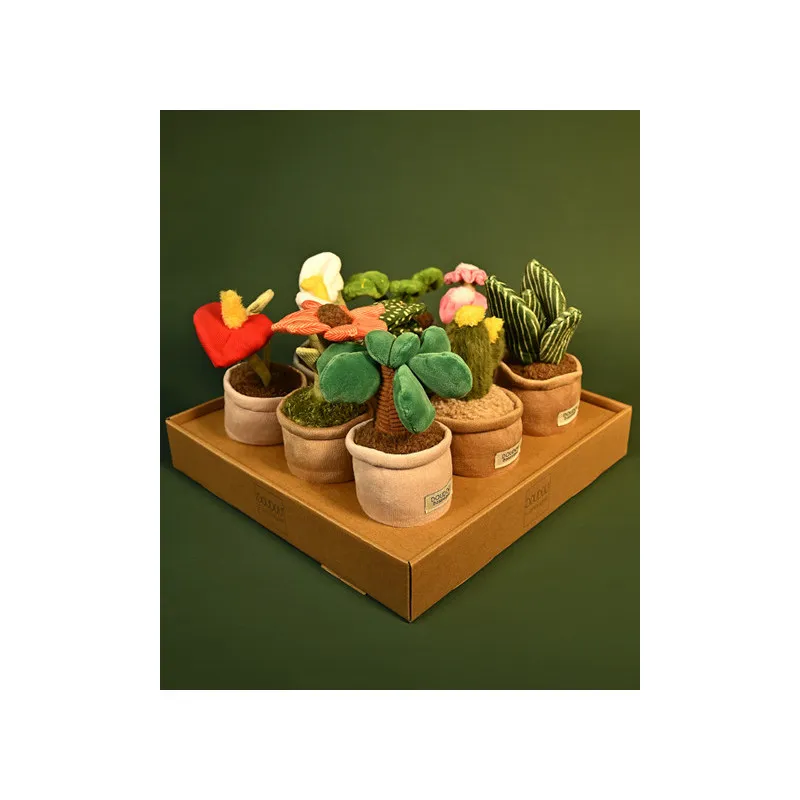 Mini Flower Plush 9 cm – Botanique Collection – Doudou et Compagnie 🌸