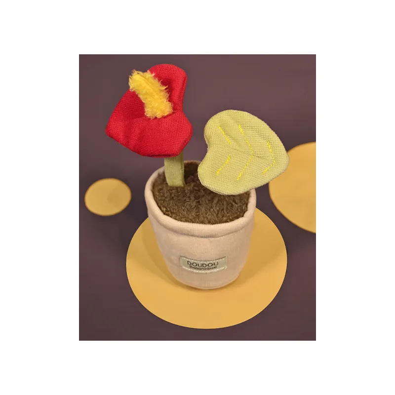 Mini Flower Plush 9 cm – Botanique Collection – Doudou et Compagnie 🌸