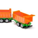 Siku - Camion avec benne basculante et remorque à benne basculante