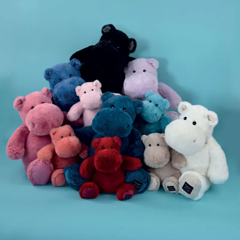 Blue Hippo Plush 18 cm – Histoire d’Ours