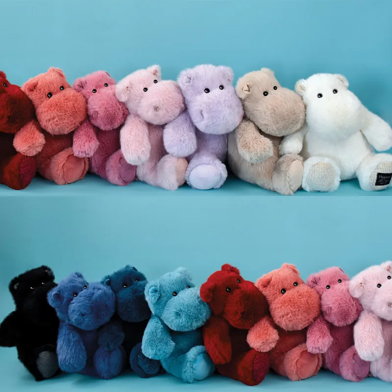 Blue Hippo Plush 18 cm – Histoire d’Ours