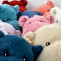 Blue Hippo Plush 18 cm – Histoire d’Ours