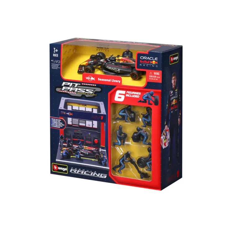 Burago Pit Pass Red Bull SF24 Verstappen 1:43 (2024)