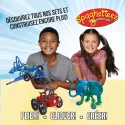 Spaghetteez Fusilli Wheel – bâtons flexibles – 106 pièces