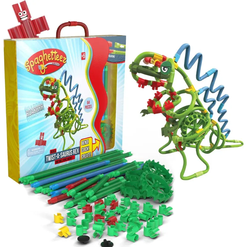 Spaghetteez - Twist-A-Saurus Rex  – 64 pièces