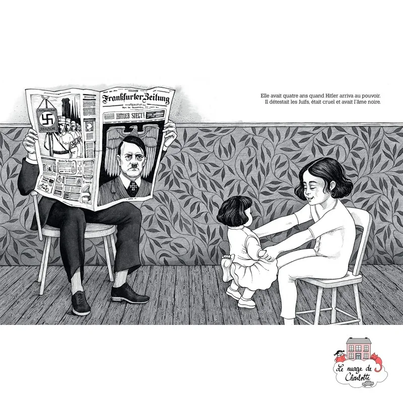 Petite & Grande 4 - Anne Frank - KIM-9782368085806 - Editions Kimane - Documentaries - Le Nuage de Charlotte