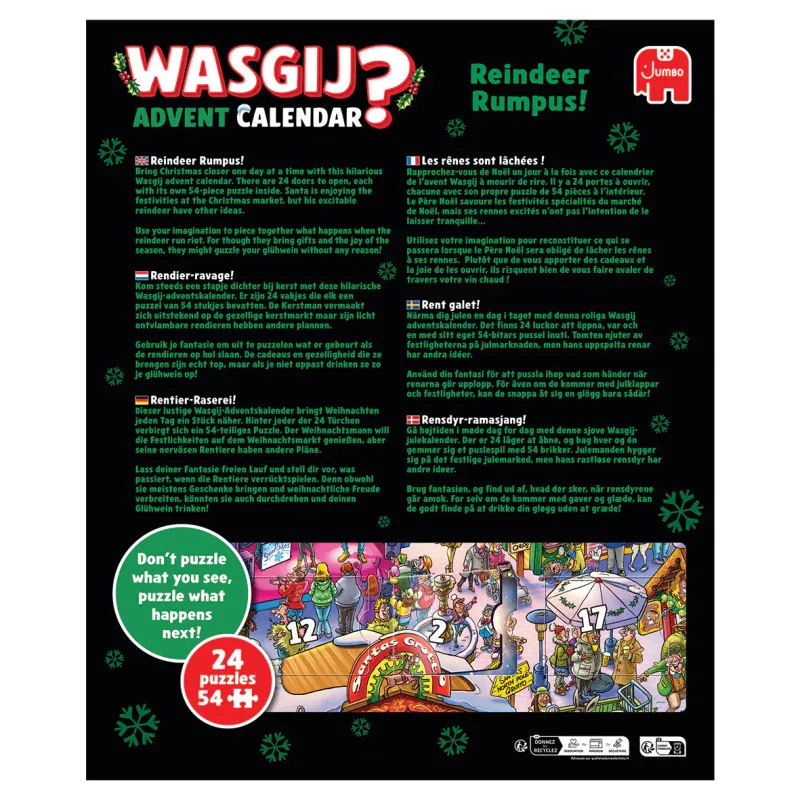 Wasgij Calendrier de l'Avent - Les rênes sont lâchées !