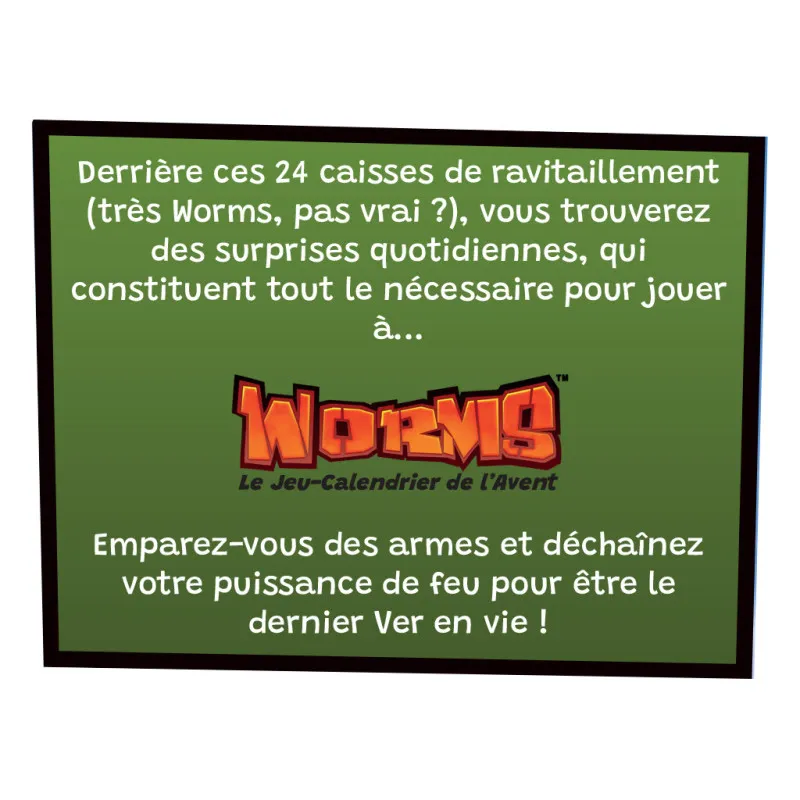 Worms - Le Jeu-Calendrier de l'Avent