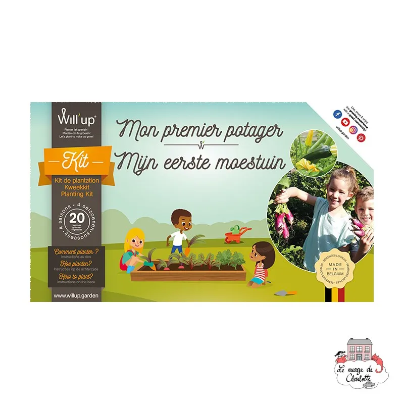 My first vegetable garden - WLP-0001 - Will'up - Nature and discoveries - Le Nuage de Charlotte