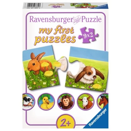 Adorables animaux - RAV-073313 - Ravensburger - Puzzles pour les petits - Le Nuage de Charlotte
