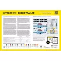 Starter Kit Citroën HY Goods Trailer – Maquette Heller