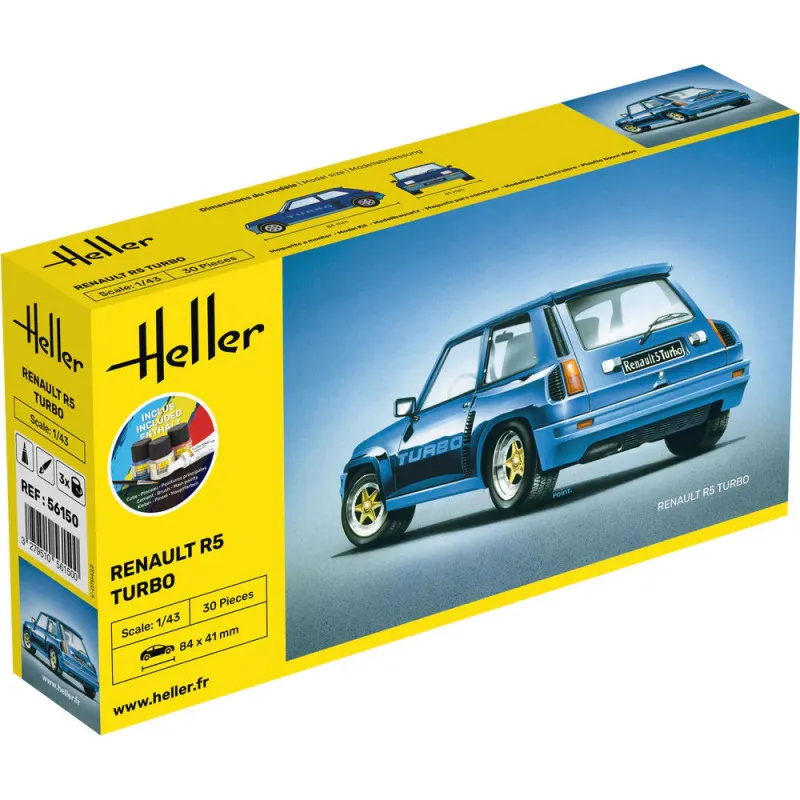 Heller Renault R5 Turbo – 1/43 Model Kit