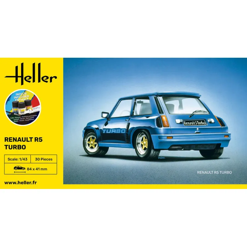 Heller Renault R5 Turbo – 1/43 Model Kit