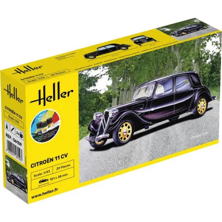 Starter Kit Citroën 11 CV – Maquette Heller 1/43