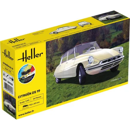 Starter Kit Citroën DS 19 – Maquette Heller 1/43