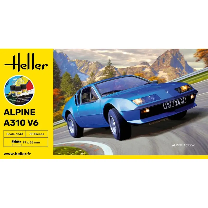 Starter Kit Alpine A310 1/43 – maquette voiture complète